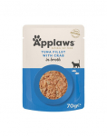APPLAWS Cat Adult Pouch Tuna with Crab in Broth tuunikalafilee krabiga puljongis 70 g
