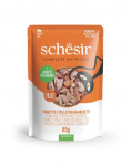 SCHESIR Tuunikala ja kana krevetiga želatinis kassidele 85 g