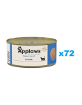 APPLAWS Cat Adult Tuunikala filee puljongis 72x70 g