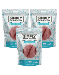 SIMPLY FROM NATURE Meat Strips Lihal&otilde;igud lambaliha ja riisiga koertele 3x80 g