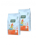 GREEN PETFOOD InsectDog with Salmon High Protein 2x7,5kg sisaldab putukavalku ja l&otilde;het aktiivsetele koertele