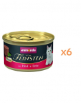 ANIMONDA Vom Feinsten Mousse veiseli ja pardiga 6x85g kasside jaoks m&otilde;eldud mus