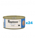 APPLAWS Cat Adult Tuunikala filee puljongis 24x70 g