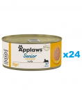 APPLAWS Cat Senior Chicken in Jelly m&auml;rgtoit eakatele kassidele 24 &times; 70 g Kana tarretises eakatele kassidele