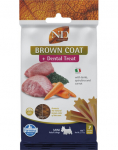 FARMINA N&D Brown Dental Treat Coat Lamb Mini 60 g (7 szt) chambaravipreparaadid v&auml;ikestele koerat&otilde;ugudele