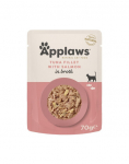 APPLAWS Cat Adult Pouch Tuna with Salmon filet z tuńczyka z łososiem w bulionie 70 g