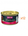 ANIMONDA Vom Feinsten Mousse veiseli ja pardiga 12x85g kasside jaoks