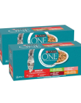 PURINA ONE Sterilcat 80x85g kalkuni, veis, l&otilde;he, kana, niisketoit steriliseeritud kassidele