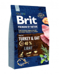 BRIT Premium By Nature Light Turkey and Oat   3 kg