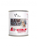 VETEXPERT RAW PALEO Adult beef 800 g &scaron;lapias maistas jautiena