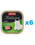 ANIMONDA Vom Feinsten Classic rinkinyssu kalakutiena ir triu&scaron;iena 6 x 100 g