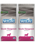 FARMINA Vet Life Struvite koertele struviitkivide tekke v&auml;hendamiseks 12 kg x 2
