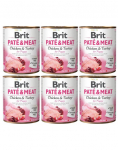 BRIT Pate&Meat puppy 6x800 g kutsikapasteet