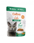 CALIBRA Cat Life Pouch Adult Duck in gravy 85 g kattele m&otilde;eldud kastmes part