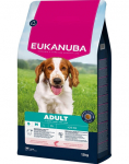 EUKANUBA Adult Small Medium Breeds Salmon Barlej 12 kg kuivtoit v&auml;ikeste ja keskmise suurusega koertele, rikkalik l&otilde;he ja oder