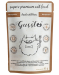 GUSSTO Cat Fresh Wild Boar m&auml;rja kassitoidu metssea 24x85g