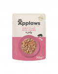 APPLAWS Cat Adult Pouch Tuna with Prawn in Jelly tuunikalafilee krevetiga žel&eacute;es 70 g