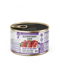 SUPER RAFI Mini veiseliha ja kalkunis&uuml;dametega 6x185 g m&auml;rgtoit v&auml;ikestele koerat&otilde;ugudele