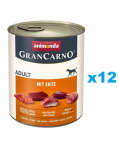 ANIMONDA Gran Carno Adult with Duck 12x800 g z kaczką dla dorosłych ps&oacute;w