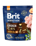 BRIT Premium By Nature Senior Small Medium S+M Chicken 1 kg