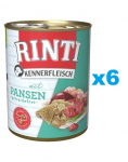 RINTI Kennerfleisch Rumen koos k&otilde;hut&auml;iega 6x800 g