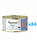 APPLAWS Cat Senior Tuna Fillet with Sardine in Jelly m&auml;rgtoit eakatele kassidele 24 &times; 70 g Tuunifilee sardiiniga tarretises eakatele kassidele