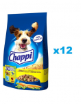 CHAPPI 12x500 g - koerte kuivtoit kodulindude ja k&ouml;&ouml;giviljadega
