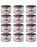 SUPER RAFI Mini veiseliha ja kalkunis&uuml;dametega 12x185 g m&auml;rgtoit v&auml;ikestele koerat&otilde;ugudele