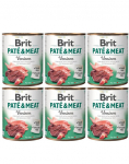 BRIT Pate&Meat venison 6x800 g pasteet hirvelihaga koertele