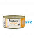 APPLAWS Cat Adult Chicken Breast with Cheese in Broth kana rind juustuga puljongis 72x70 g