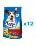 CHAPPI 3x2,7 kg - koerte kuivtoit veise-, linnuliha- ja k&ouml;&ouml;giviljadega
