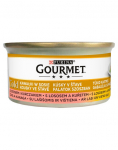 GOURMET Gold l&otilde;he ja kana kastmes kassidele 12x85 g