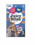 INABA Juicy Bites Cat Moist Treats tuunikalaga ja kanalihaga m&auml;rg maius 33,9 g (3x11,3 g)