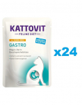 KATTOVIT Feline Diet Gastro Kana riisiga 24 x 85 g seedetrakti probleemidega (mao, k&otilde;hun&auml;&auml;rme) kassidele.