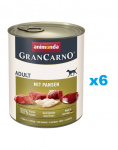 ANIMONDA Gran Carno Adult with Tripe 6x800 g t&auml;iskasvanud koerte puhul koos k&otilde;hut&auml;iega