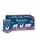 BUTCHER'S Original Retsept želees Segatud maitsed maksa v&otilde;i neeruga 6x400g t&uuml;kki želees veiseliha, lambaliha ja kanaga koertele