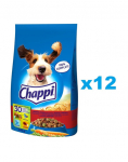 CHAPPI 12x500 g - koerte kuivtoit veise-, linnuliha- ja k&ouml;&ouml;giviljadega