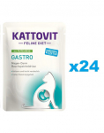 KATTOVIT Feline Diet Gastro Kalkuniliha riisiga 24 x 85 g