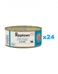 APPLAWS Cat Adult Tuna with Cheese in Broth tuunikala juustuga puljongis 24x70 g