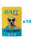 RAFI Классический влажный корм с курицей для собак 10х400г