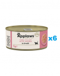APPLAWS Cat Adult Tuna with Prawn in Broth m&auml;rgtoit kassidele Tuunikala krevettidega puljongis 6x70 g