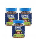 SIMPLY FROM NATURE Smart Bites   Veiseliha treenerid koertele 3x130g