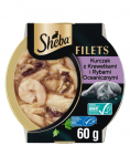 SHEBA Filets kanaarindade, ookeanikaliste kalade ja krevettide kastmes 60 g m&auml;rg toit kassidele