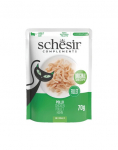 SCHESIR Complements Kana želatiinis, 70 g pakend, t&auml;iendav m&auml;rgtoit kassidele