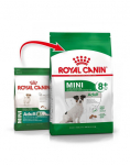 ROYAL CANIN Mini Adult 8+ 8 kg kuivtoit vanematele koertele vanuses 8-12 aastat, v&auml;ikestele t&otilde;ugudele