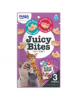 INABA Juicy Bites kassile krevettidega ja mereandide m&auml;rjad maiuspalad 33,9 g (3 x 11,3 g)