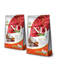 FARMINA N&D Quinoa Dog Skin&Coat Adult Mini herring, coconut 2.5 kg x 2