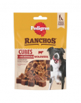 PEDIGREE Ranchos Cubes 70 g T&auml;iskasvanud koertele m&otilde;eldud teraviljavaba lisatoit veiselihaga