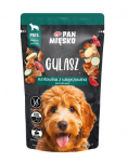 PAN MIĘSKO Veiseliha ja sealiha gulja&scaron;&scaron; &ndash; m&auml;rg koeratoit 150 g