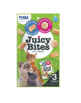 INABA Juicy Bites m&auml;rjad maiuspalad koduse puljongiga ja kalmaariga kassidele 33,9 g (3x11,3 g)